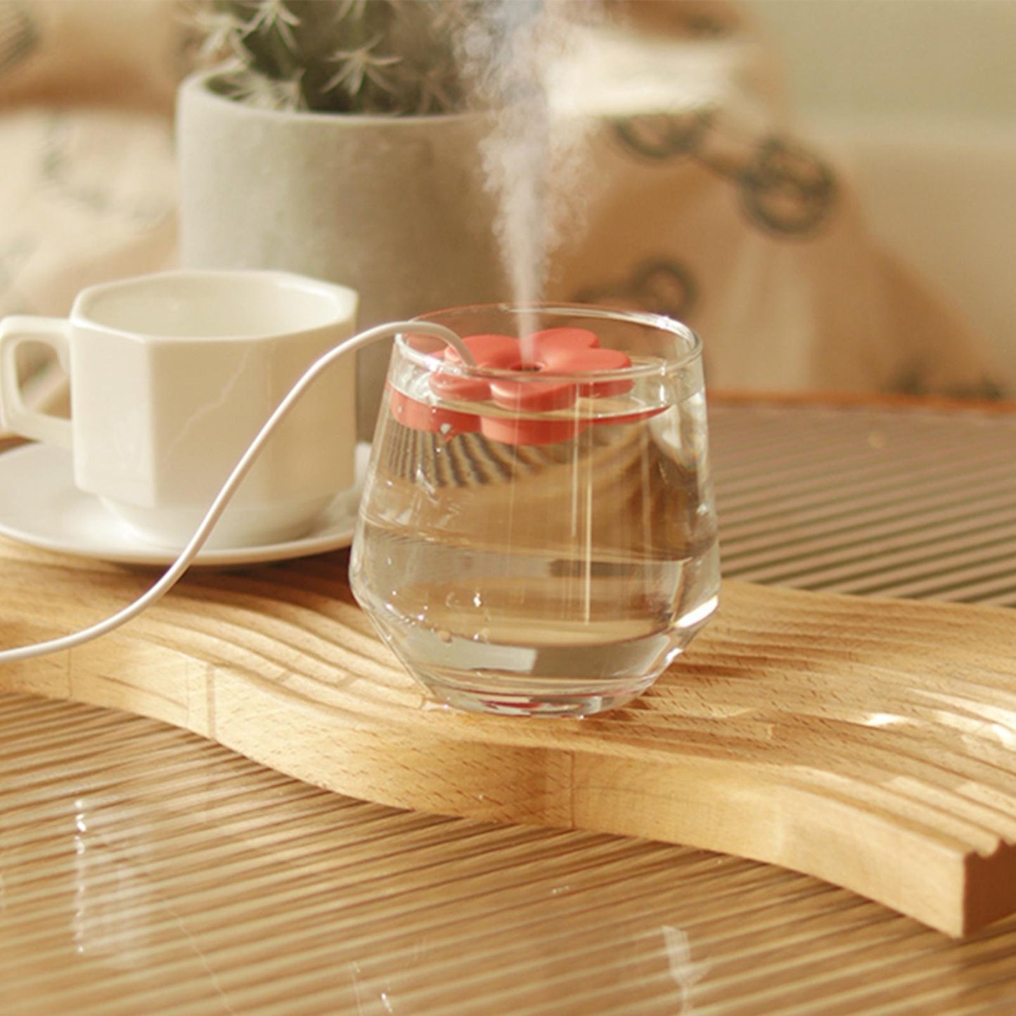 Flower Shaped Aİr Humidifier USB Portable