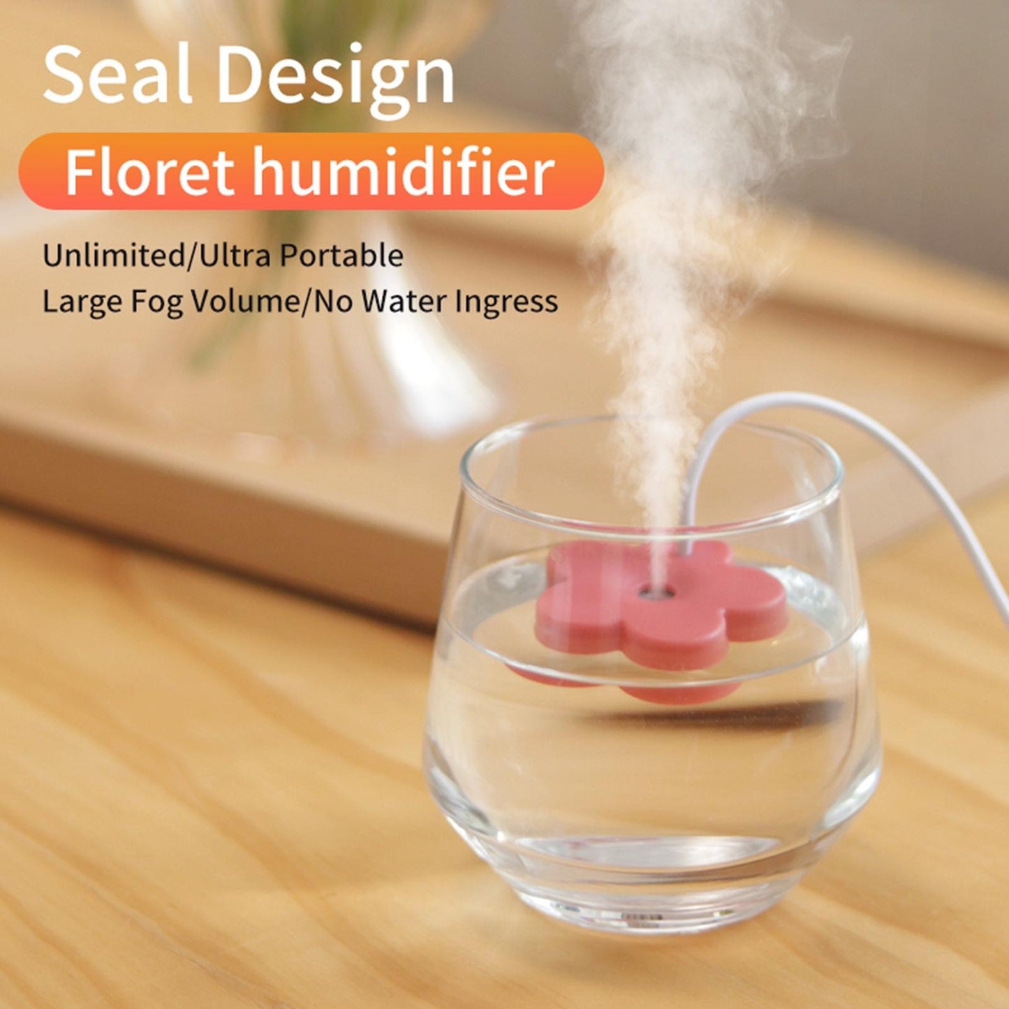 Flower Shaped Aİr Humidifier USB Portable