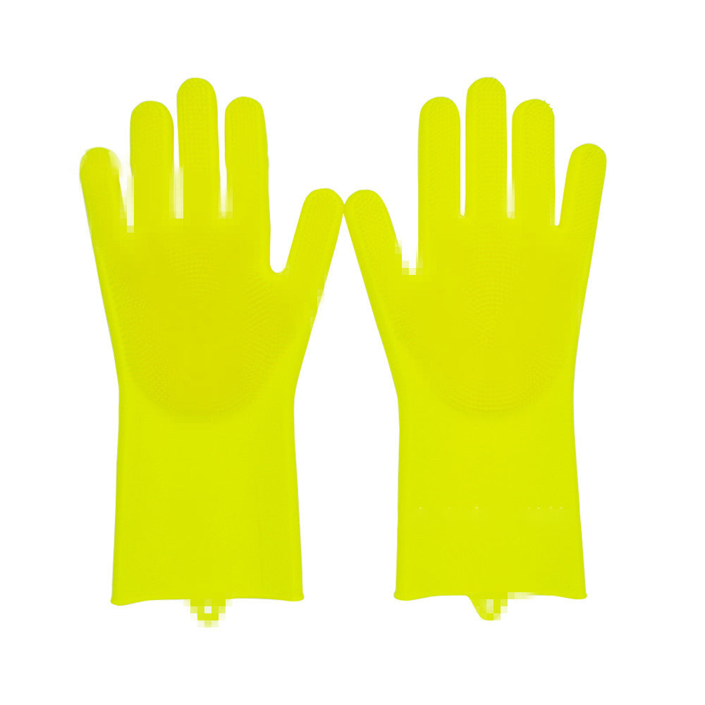 Silicone Dishwashing Gloves, Pet Brush Gloves