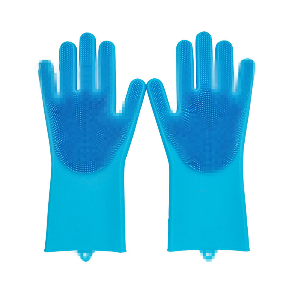 Silicone Dishwashing Gloves, Pet Brush Gloves